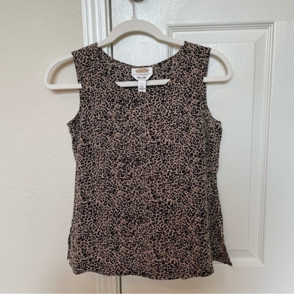 Talbots Animals Print Tank Top Size2P